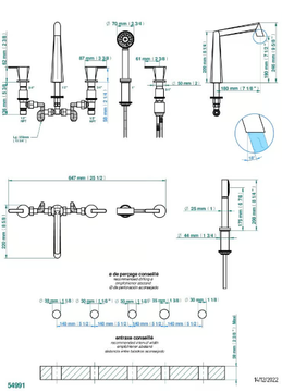MÉTAMORPHOSE - Bath mixer and handshower supplied by progressive cartridge mixer by THG Paris - view 3